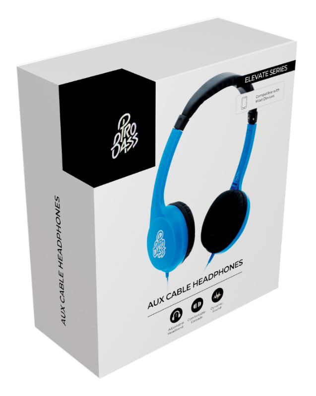Elevate Series Blue Headphones