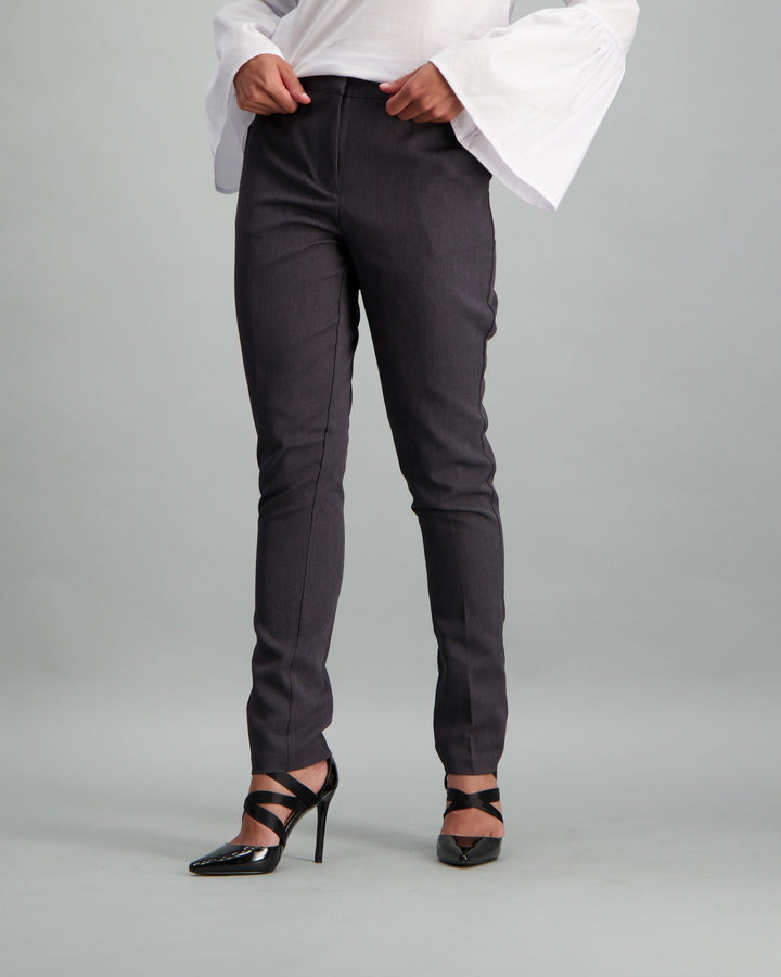 Ladies-Elastic Waist Pant Black