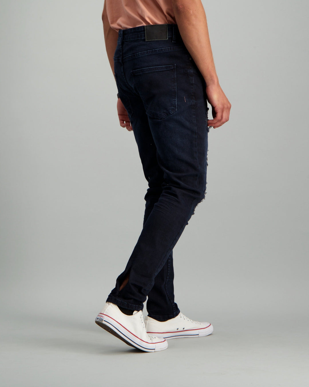 Men's Blue/Black Slim Denim Jean