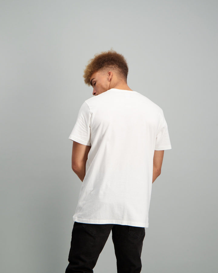 Men's Born Ride Print T-Shirt White