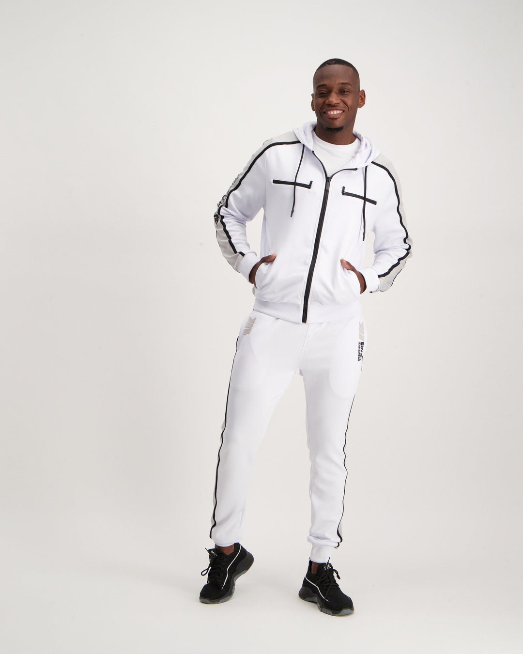 Men's Cowens Panel Jogger - White