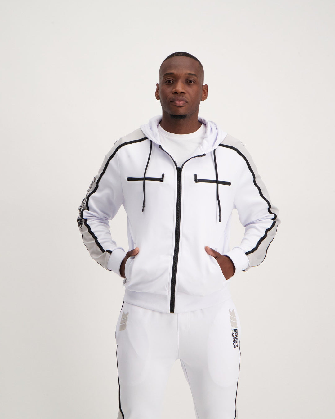 Men's Cowens Panel Jogger - White