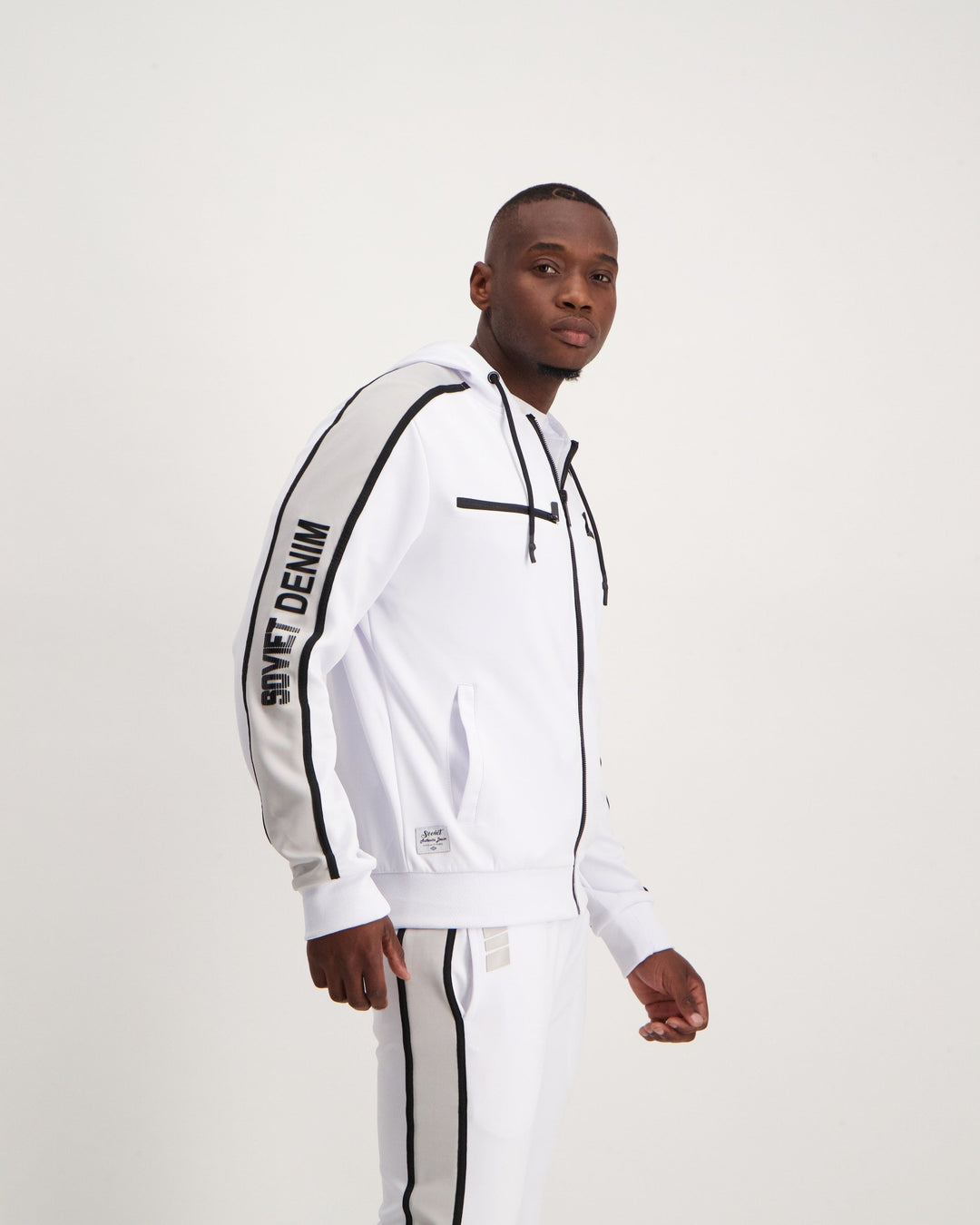 Men's Cowens Panel Jogger - White