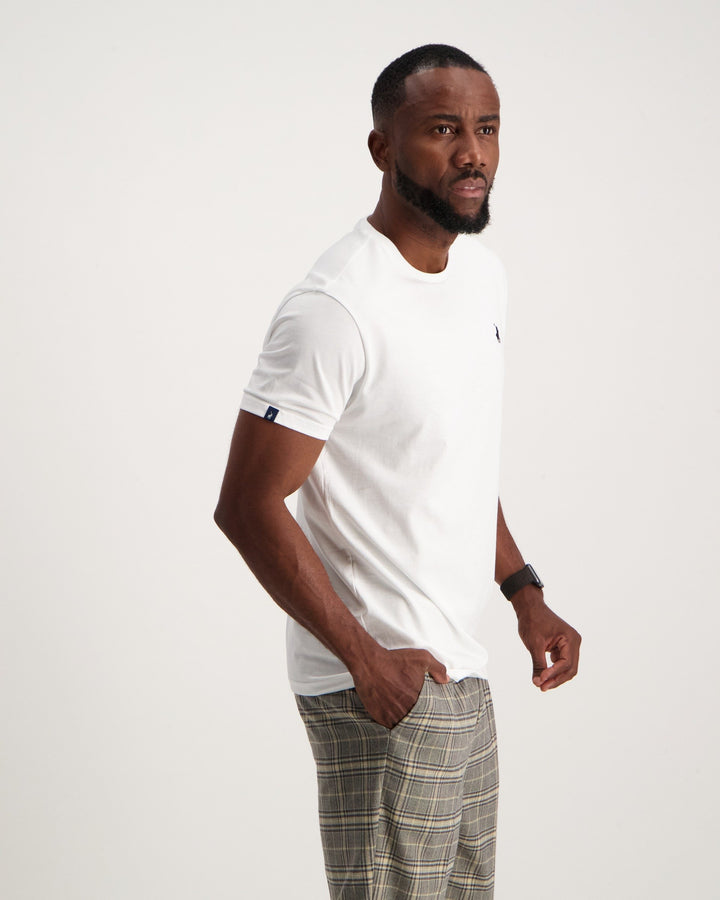 Men's Crew Neck T-Shirt - White