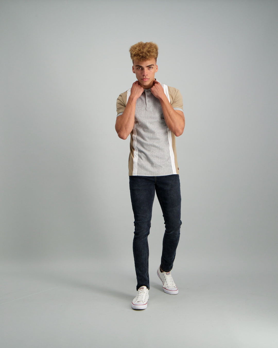 Men's Acid Wash Super Skinny Denim Jean