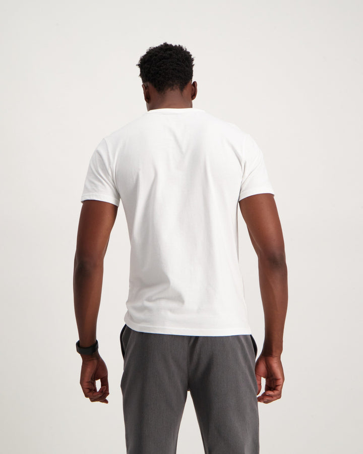 Men's Cory Crest Crew Neck T-Shirt - White