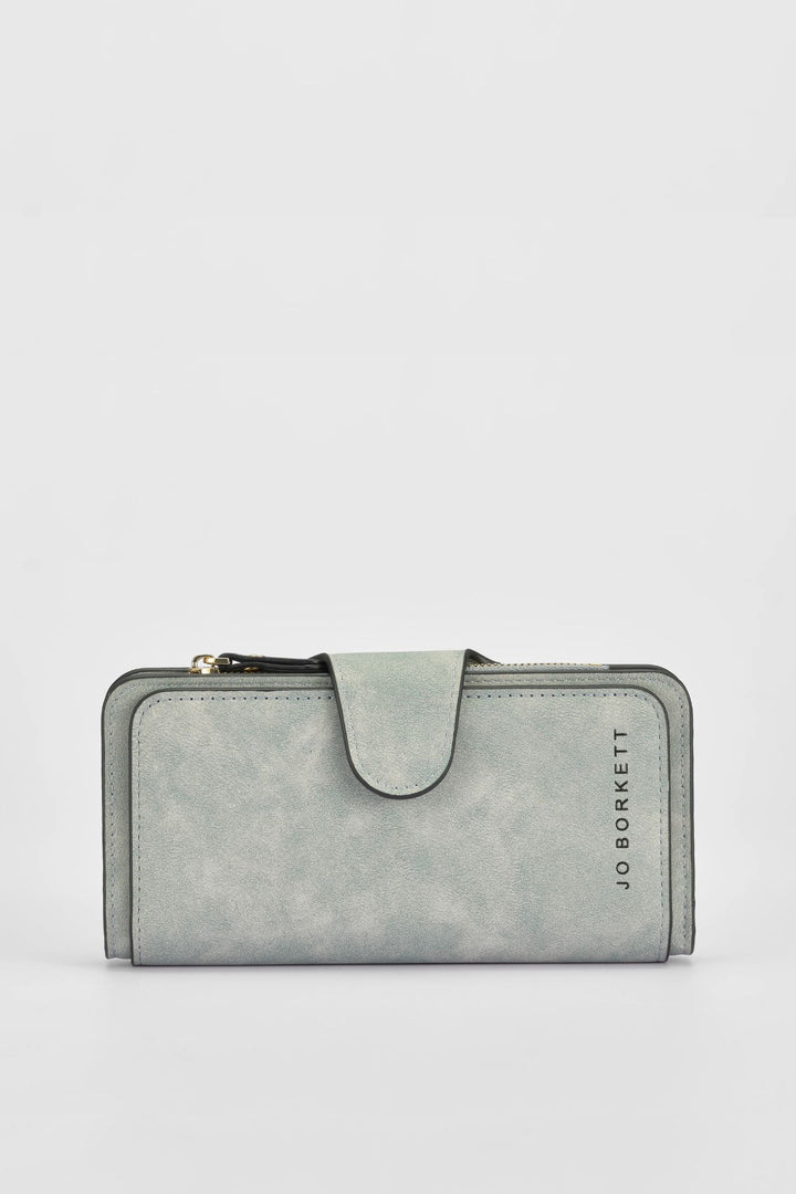 Large Bi Fold Wallet - Seafoam
