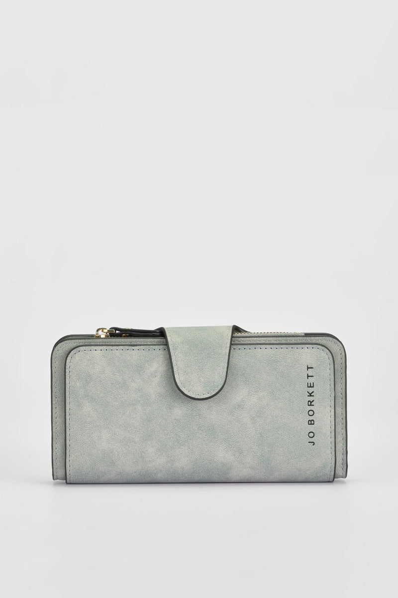 Large Bi Fold Wallet - Seafoam