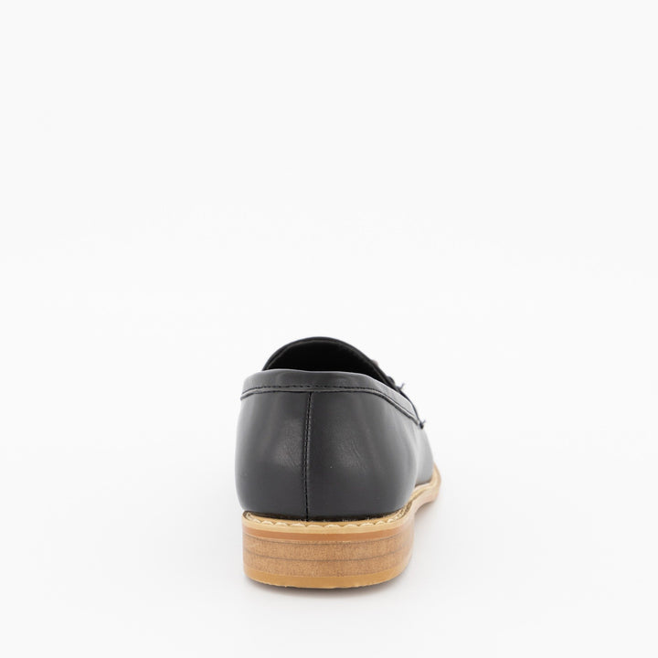 Ladies Trim Loafer - Black