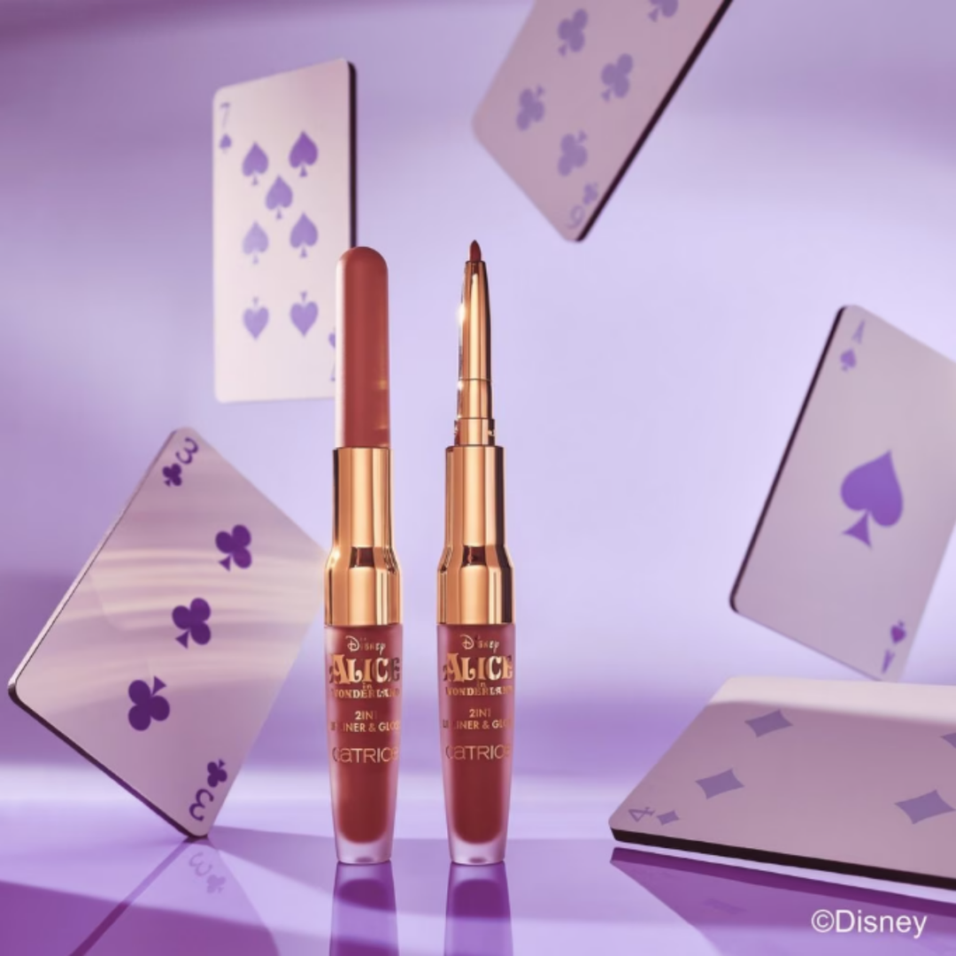 Alice In Wonderland 2In1 Lip Liner & Gloss