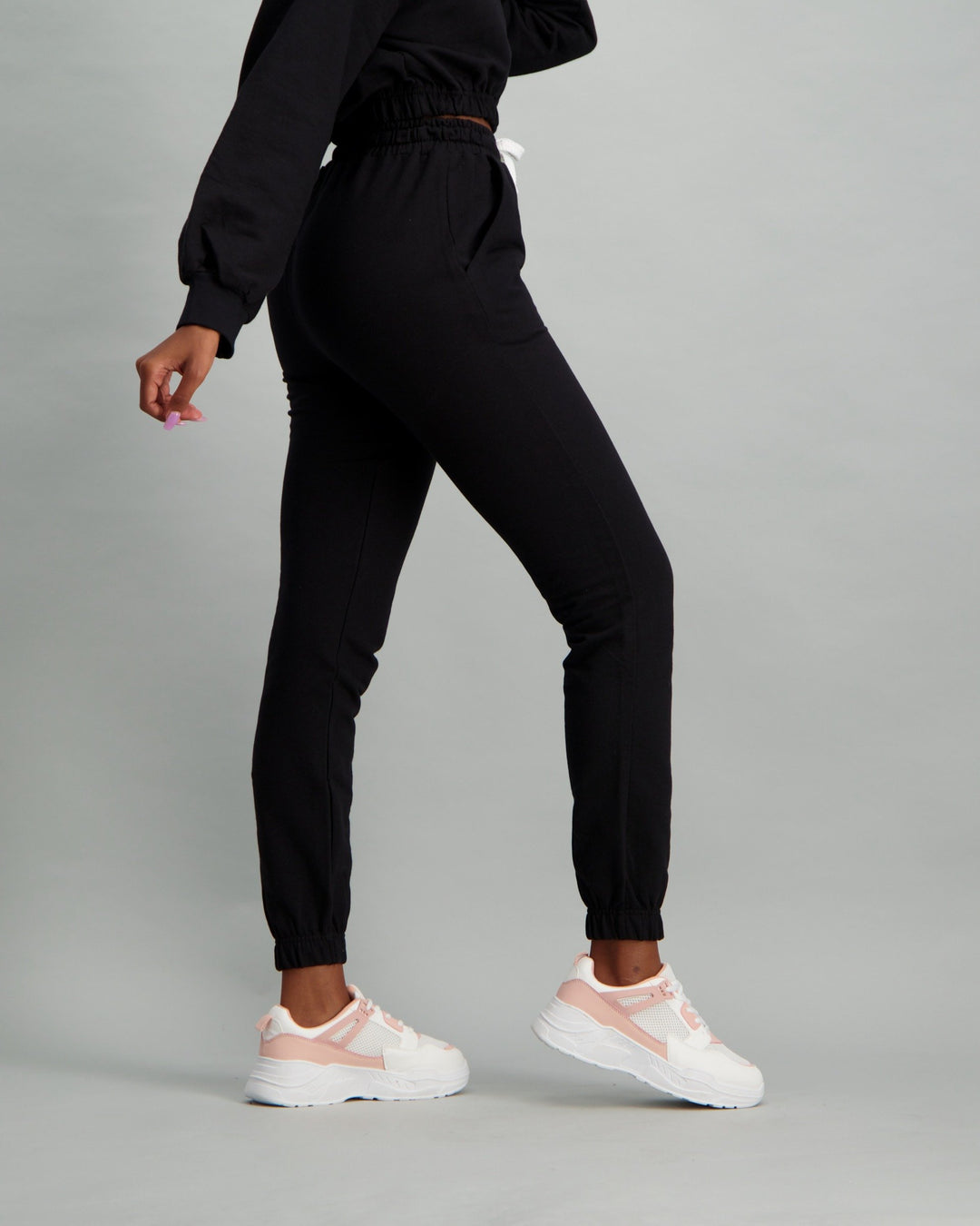 Ladies Power Puff Jogger - Black