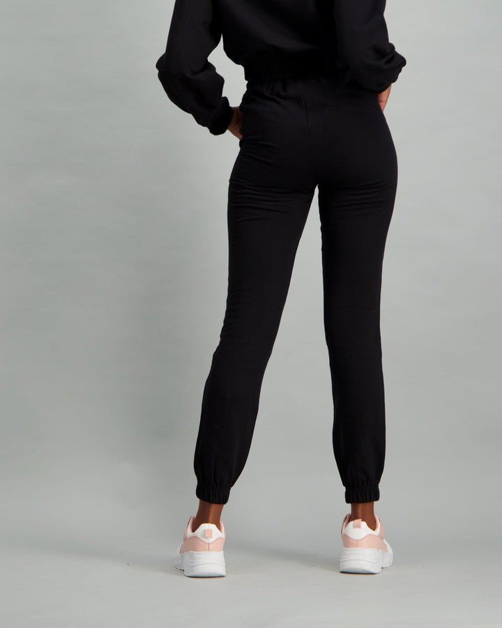 Ladies Power Puff Jogger - Black
