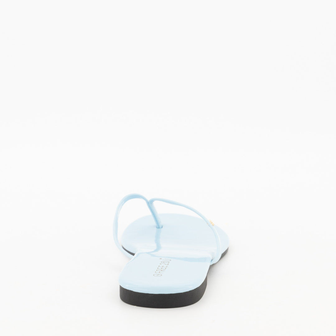 Ladies-Thong Sandal - Light Blue