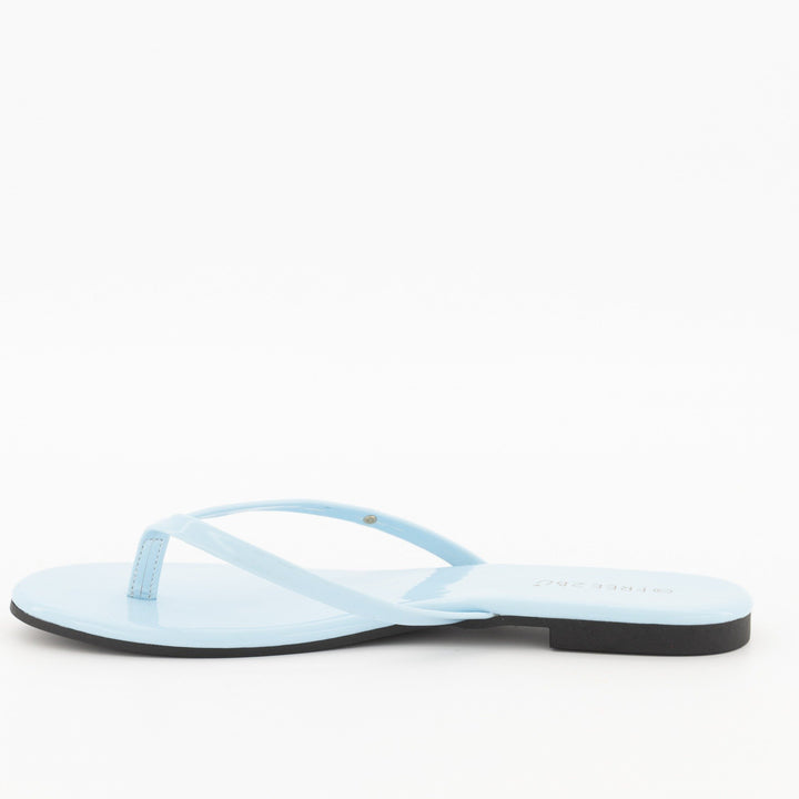 Ladies-Thong Sandal - Light Blue