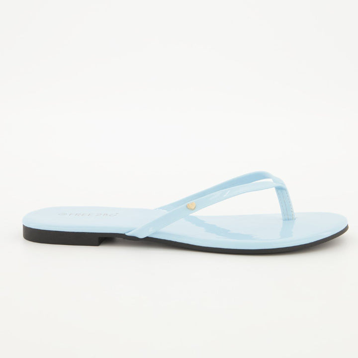 Ladies-Thong Sandal - Light Blue