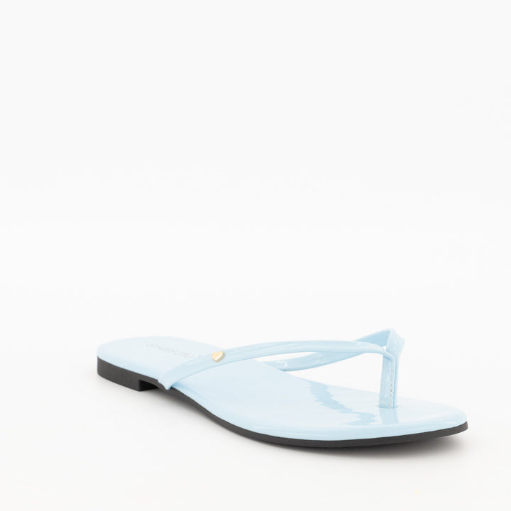Ladies-Thong Sandal - Light Blue