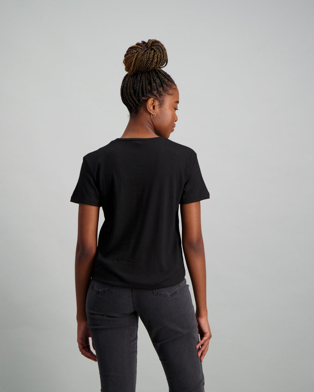 Ladies Foil Duty T-Shirt - Black