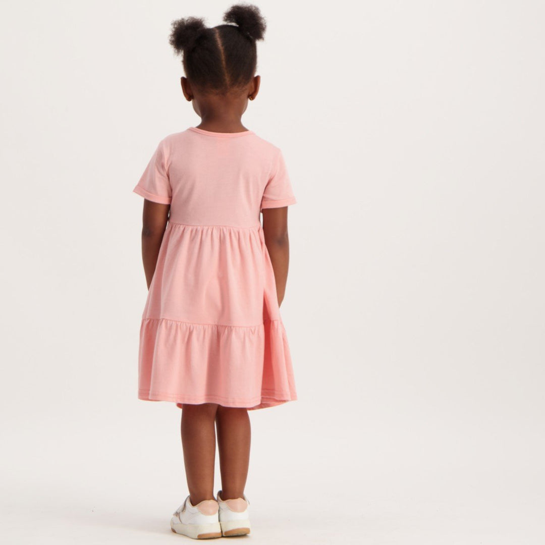 Pre-Girls Tiered Dress - Pink