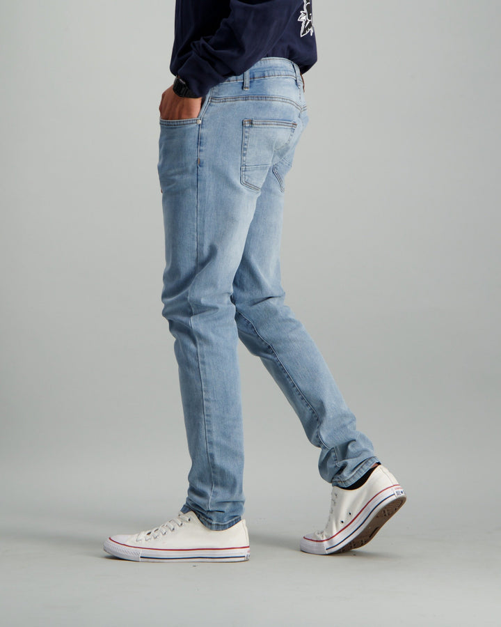 Men's Light Wash Skinny Denim Jean