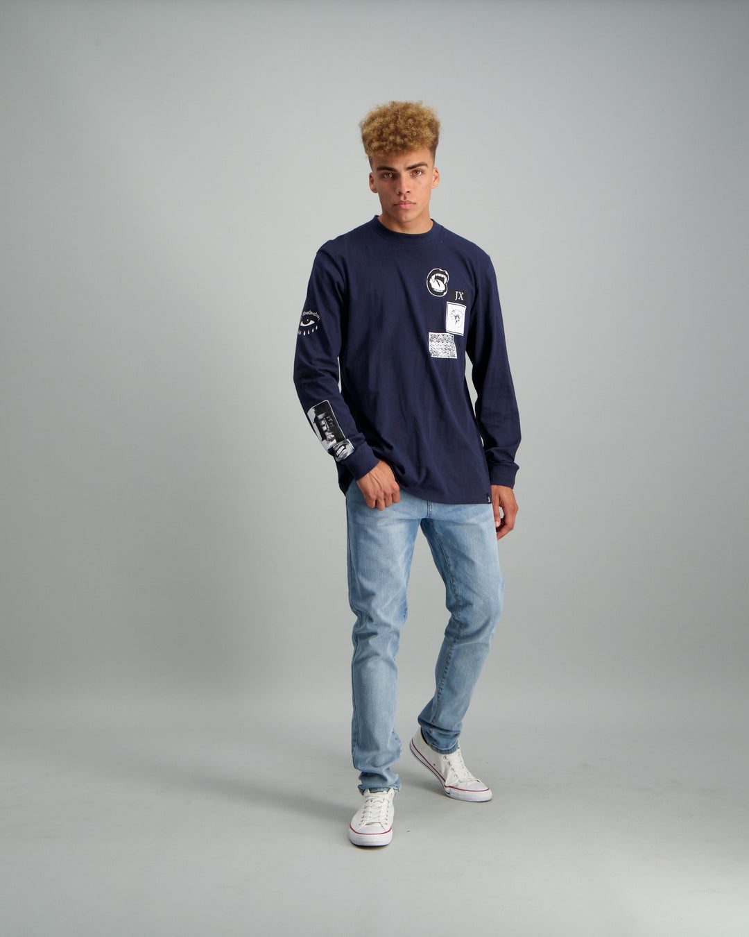 Men's Light Wash Skinny Denim Jean