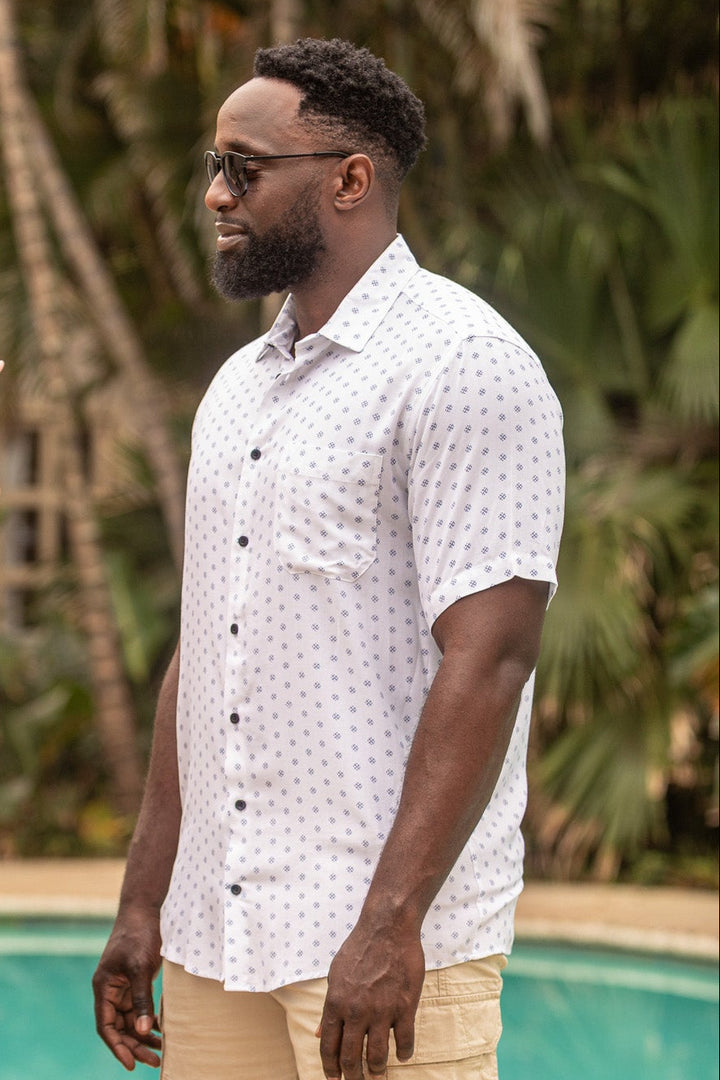 Aviator Print Shirt - White