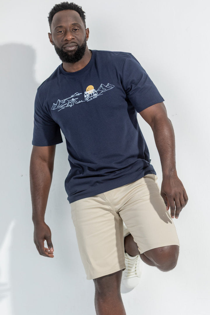 Camper Combi Tee - Navy
