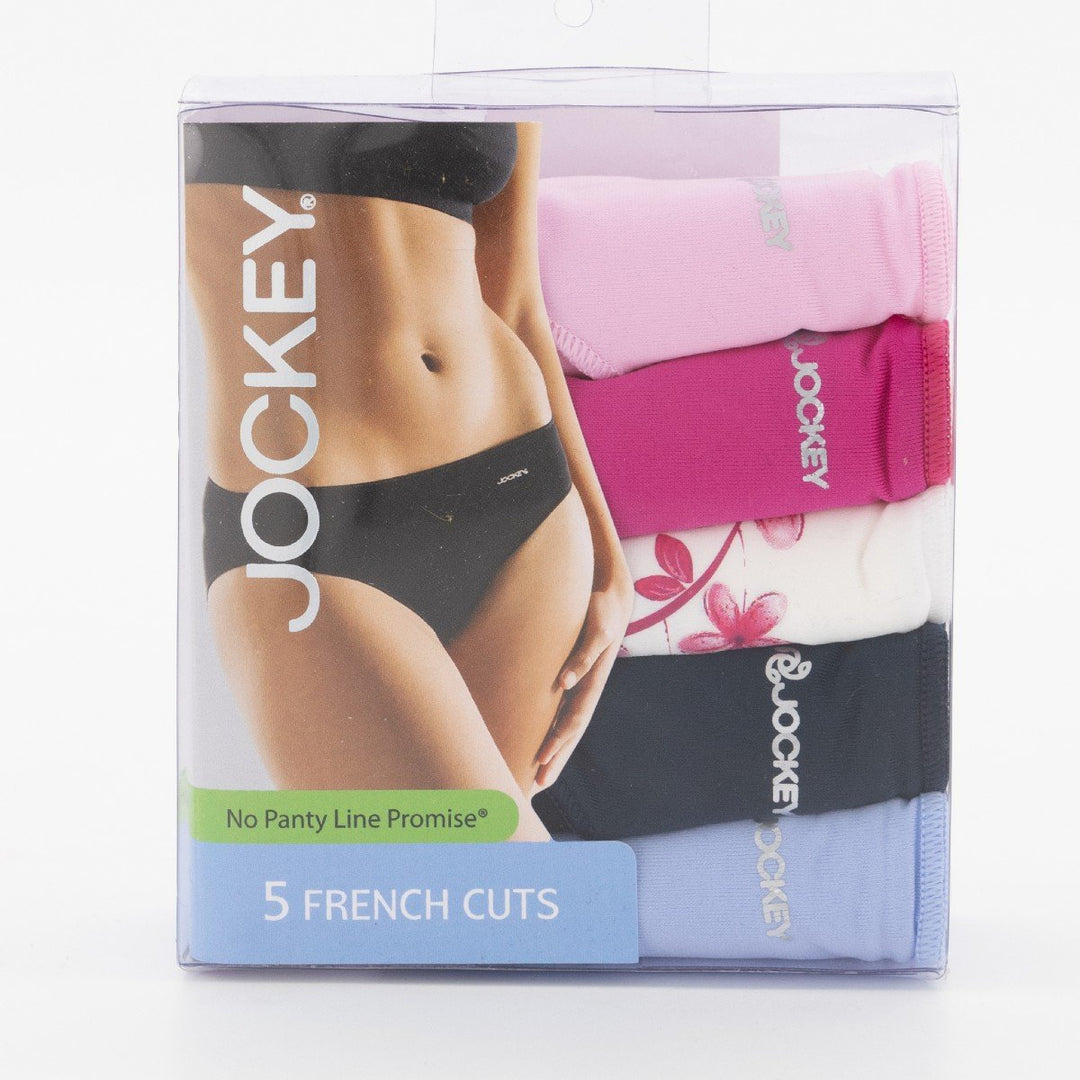 Ladies 5 Pack High Cut Panties