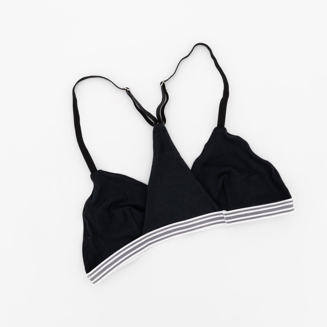 Ladies Triangle Bra - Black
