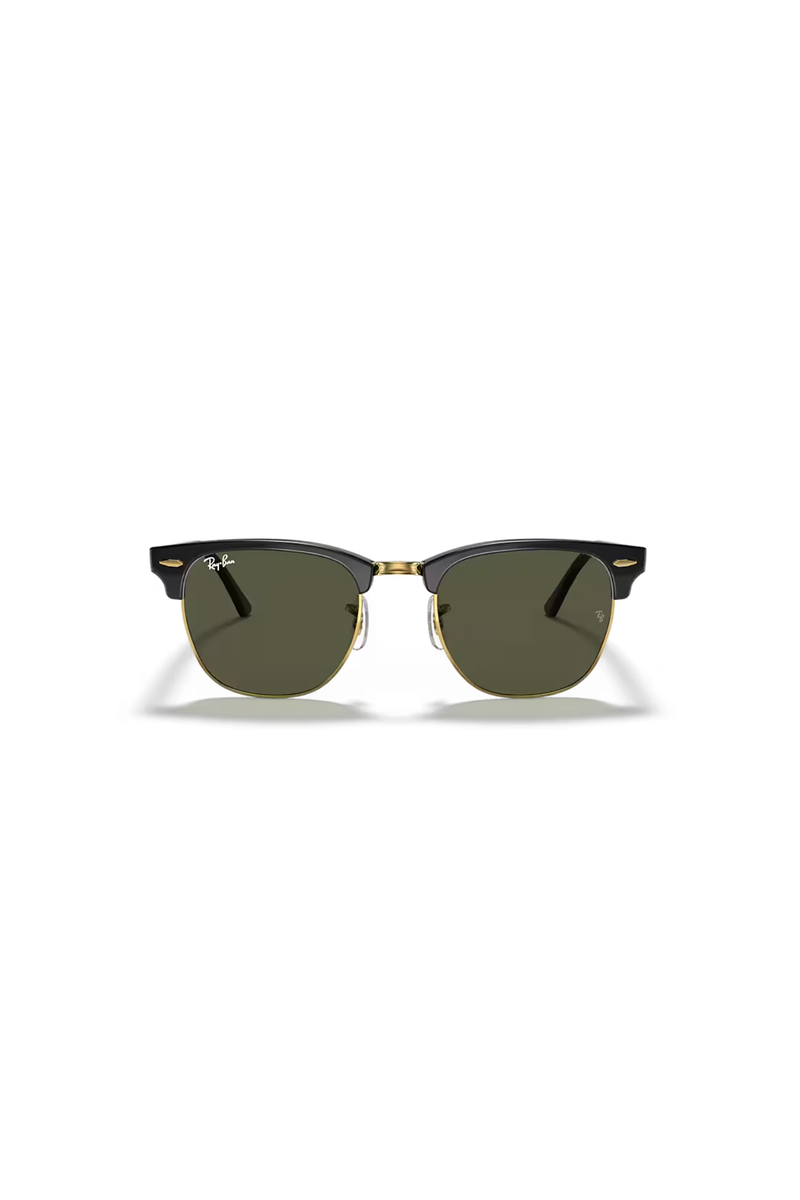 Rb3016 51 Clubmaster Sunglasses - Black