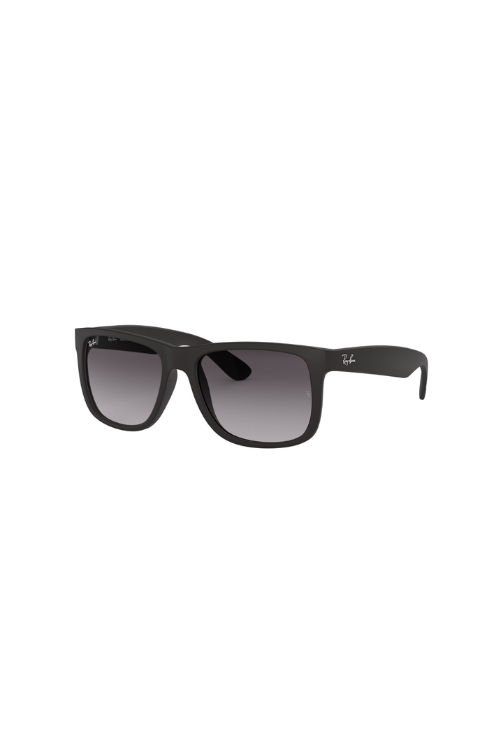 54 Justin  Black Grey Gradient Sunglasses - Silver