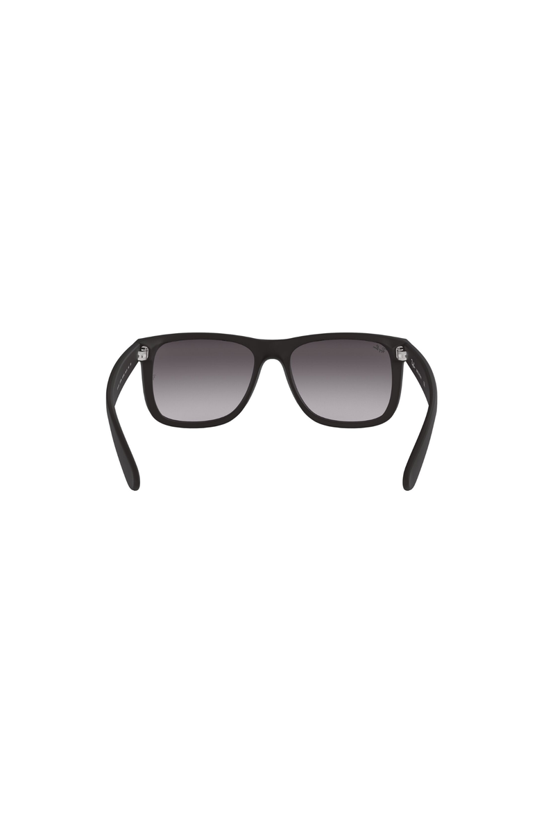 54 Justin  Black Grey Gradient Sunglasses - Silver