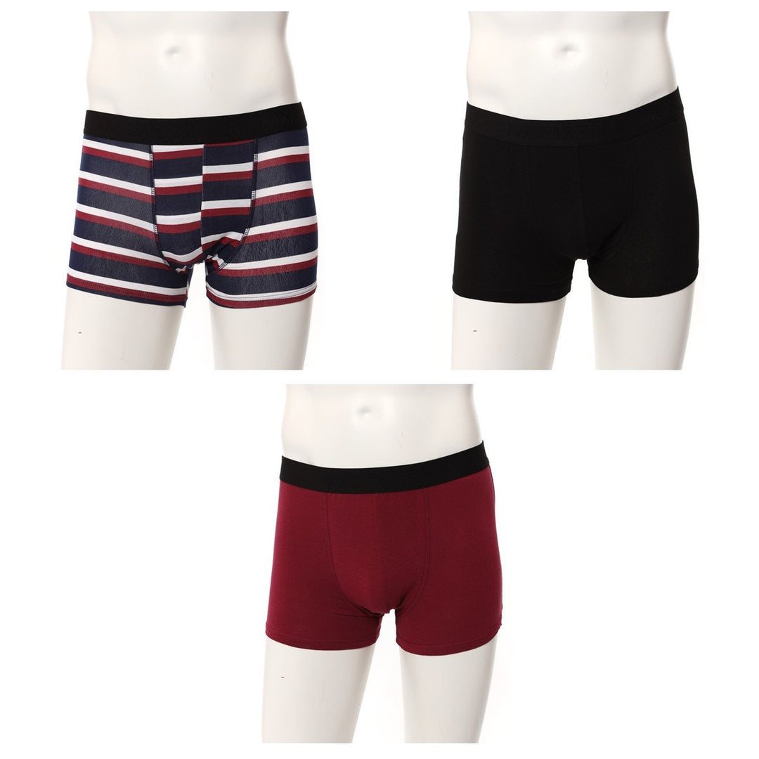 Men's 3 Pack Disty Trunk Boxer - Red