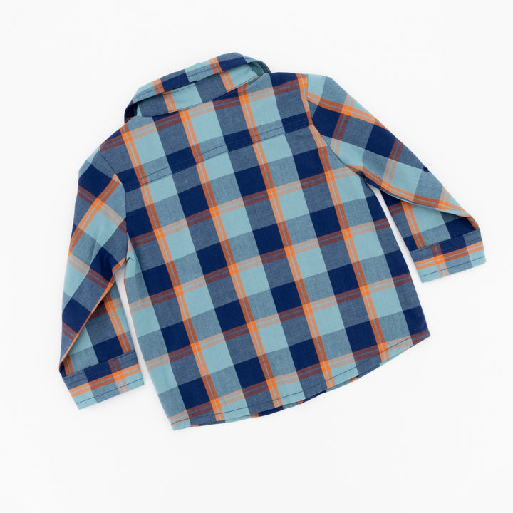 Baby Boys Check Shirt - Blue