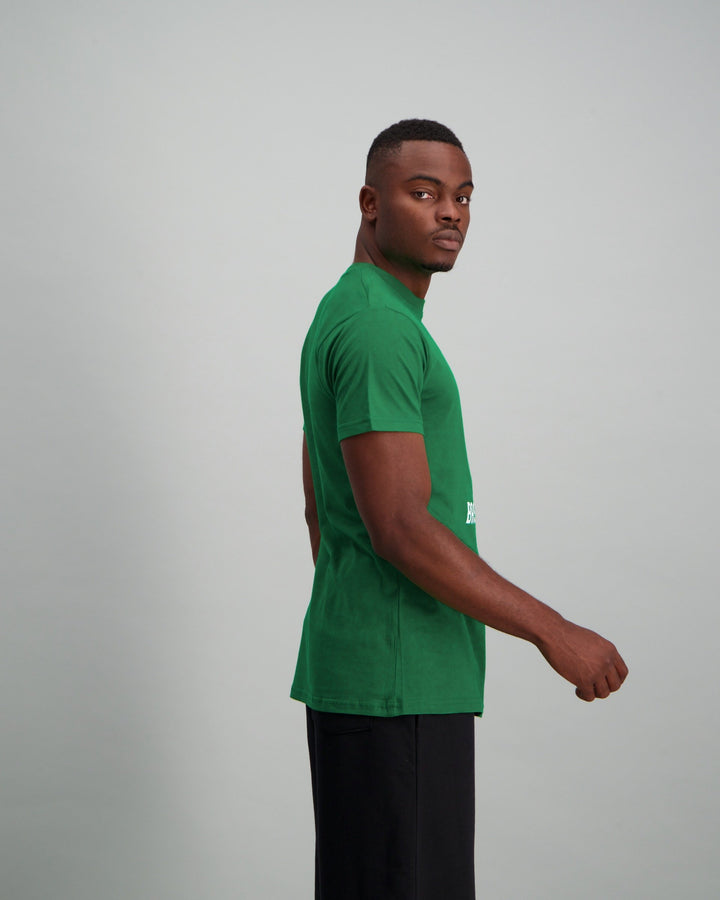 Men's Celtics Icon Straight Hem Printed Cotton T-Shirt - Green