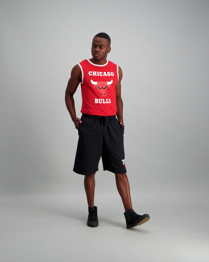 Men's Bull Basketball Retro Short - Black
