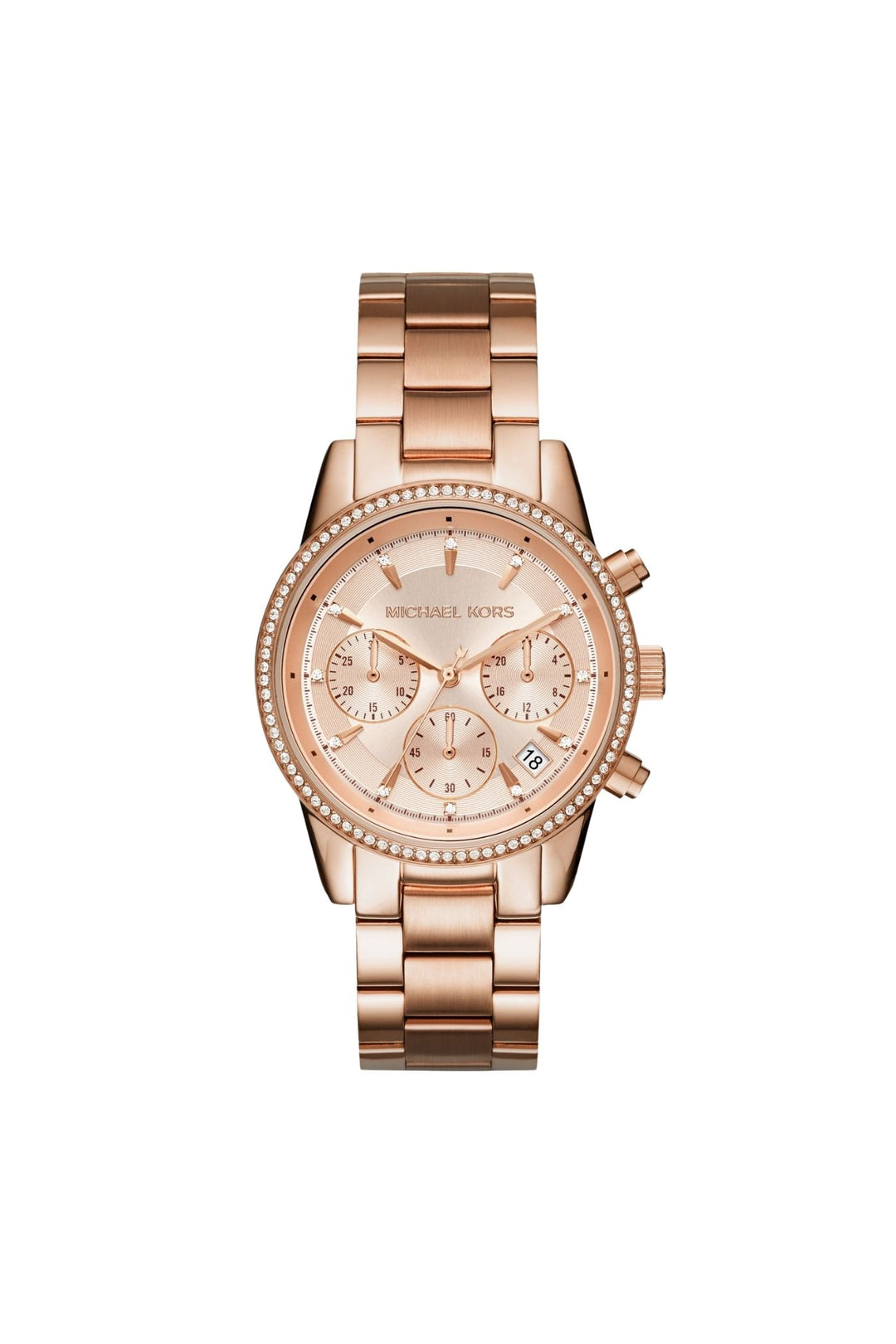 Ladies Bryant Chronograph Rose Gold-Tone Stainless Steel Watch