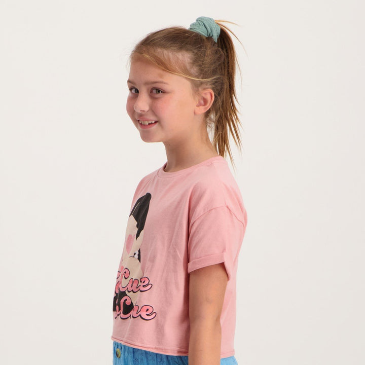 Girls Not Your Bae Boxy Tee - Blush