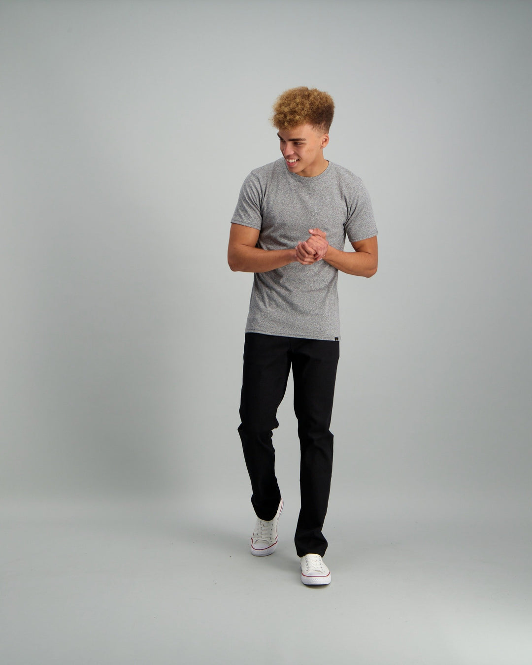 Men's Crew Neck T-Shirt - Black