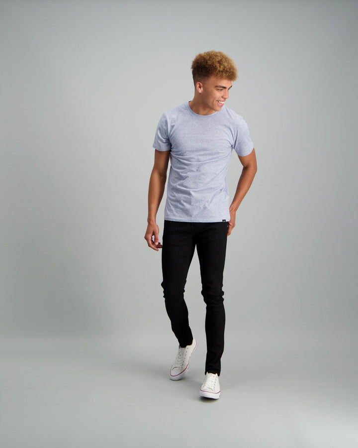 Men's Crew Neck T-Shirt - Blue