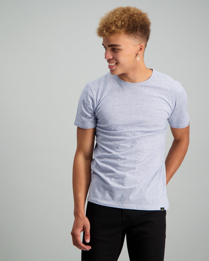 Men's Crew Neck T-Shirt - Blue