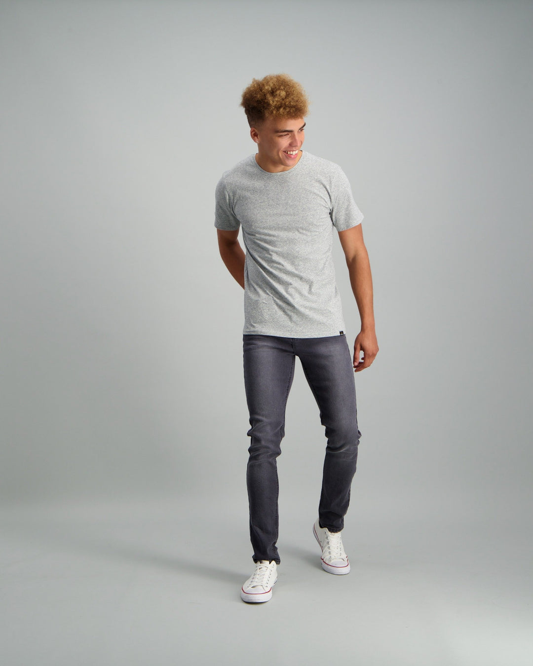 Men's Crew Neck T-Shirt - Grey