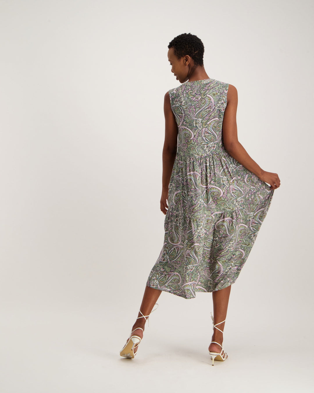 Ladies Printed Shirt Dress