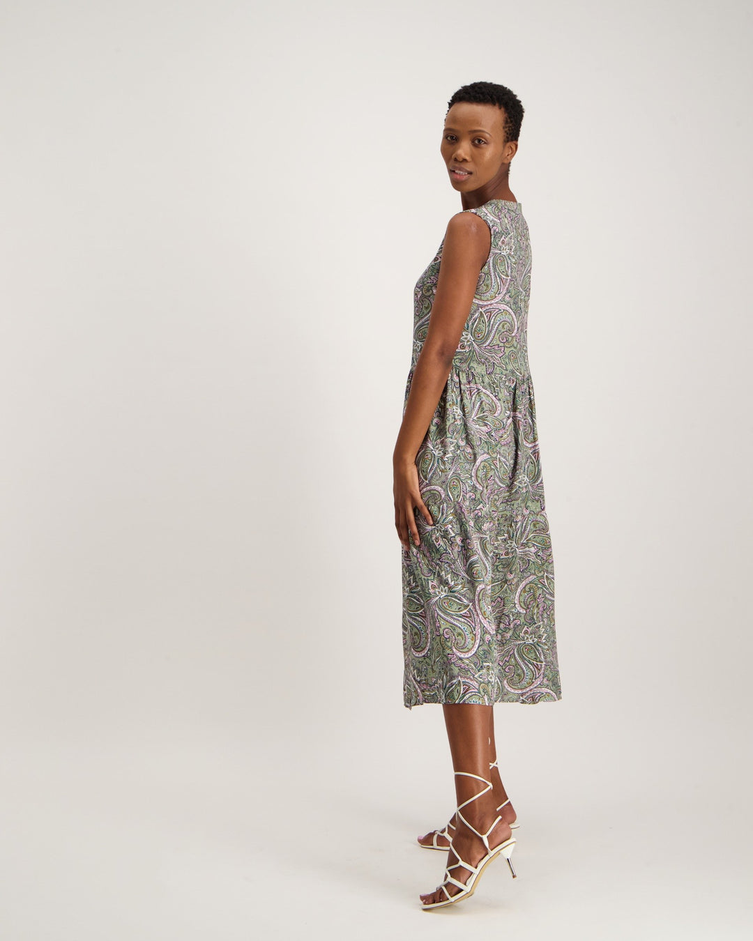 Ladies Printed Shirt Dress