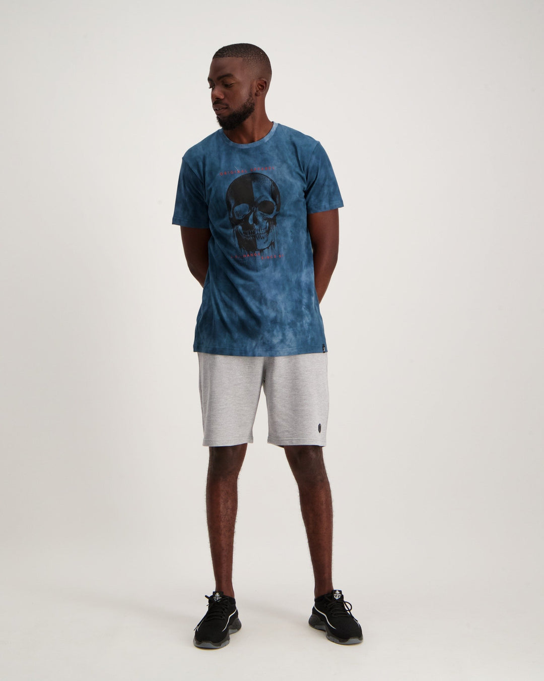 Men's Chalk Skull Spectra T-Shirt Blue
