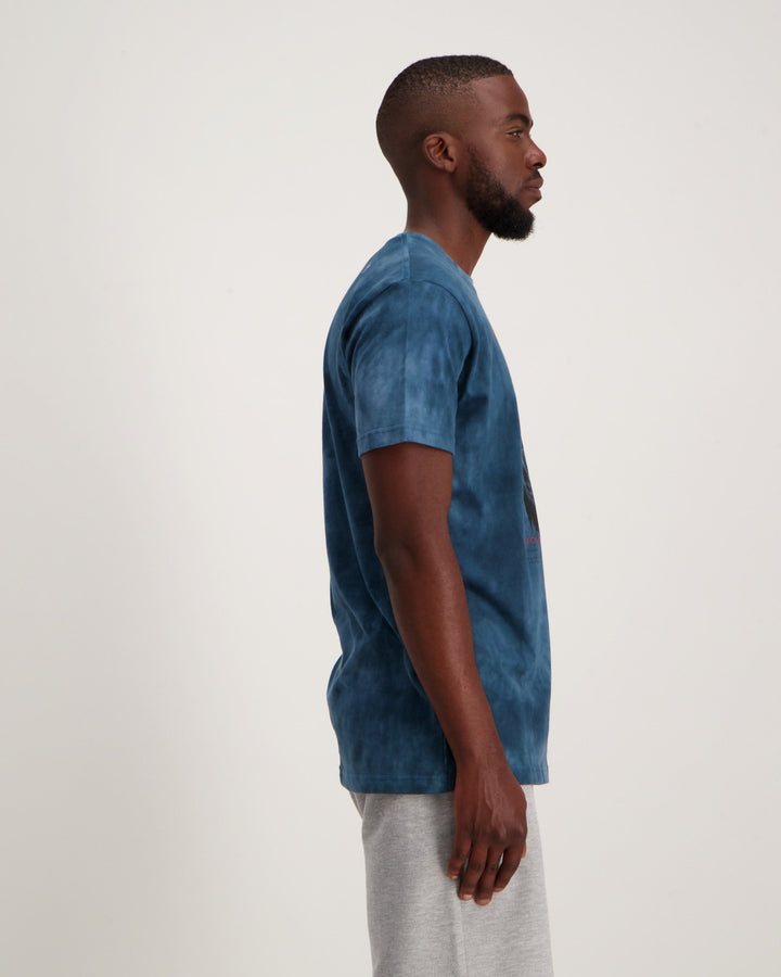 Men's Chalk Skull Spectra T-Shirt - Blue