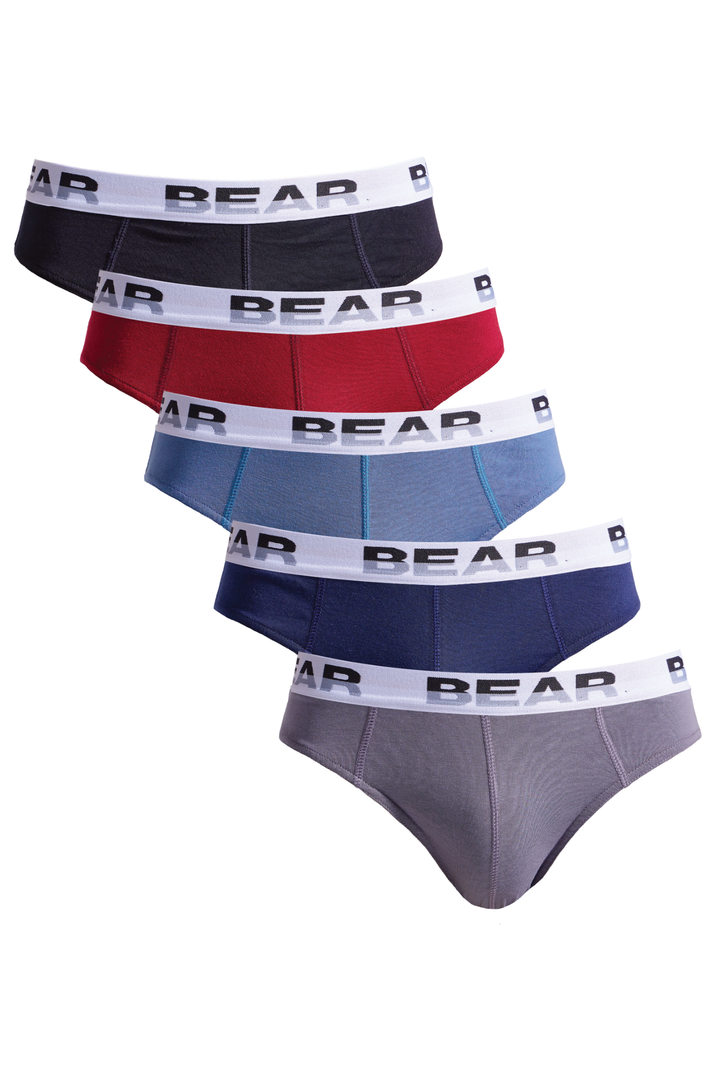 Men's 5 Pack Mini Briefs - Blue/Greys