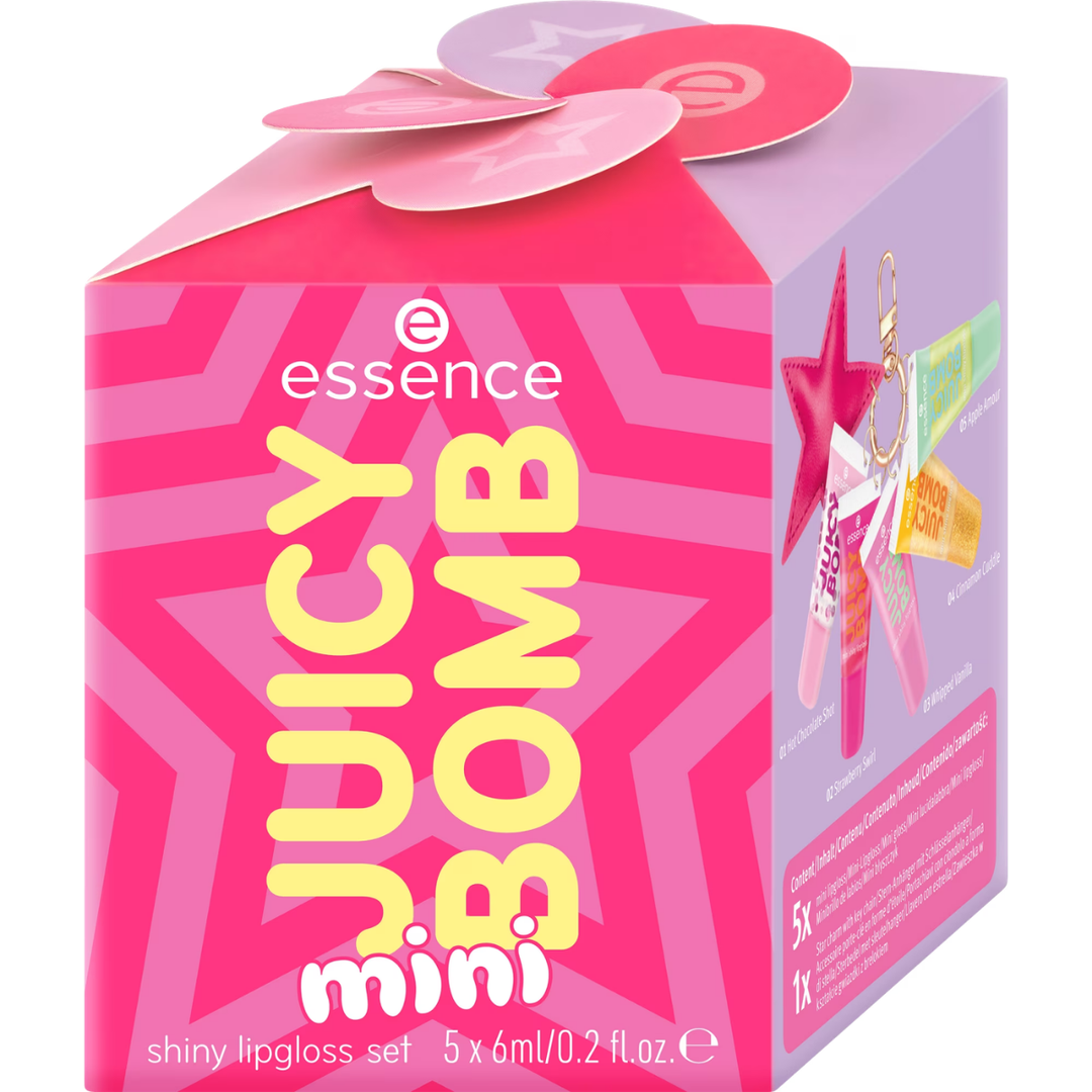 JUICY BOMB mini shiny lipgloss set