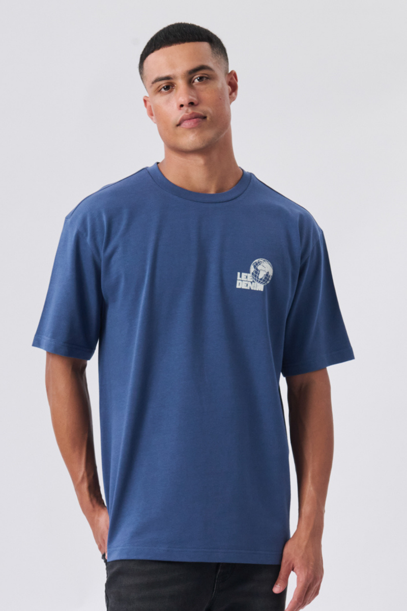 World Wide Tee - Blue