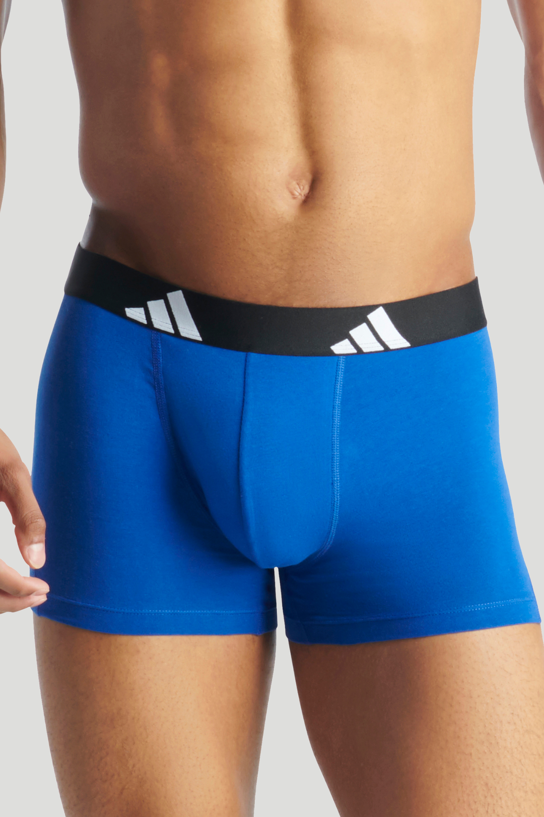 2 Pack Active Flex Cotton Trunk - Black/Blue