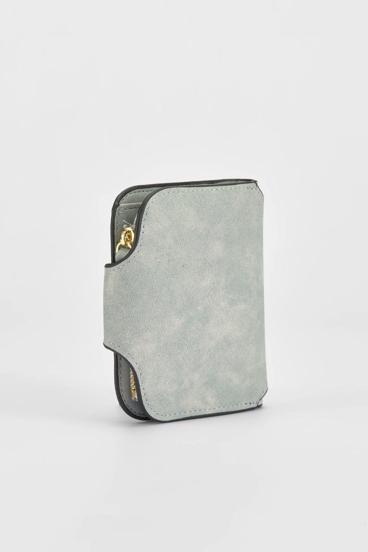 Small Bi Fold Wallet - Seafoam